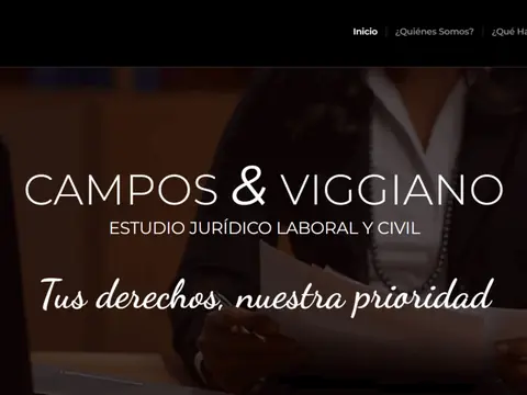 Captura del sitio Campos Viggiano