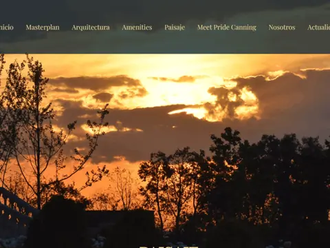 Captura del sitio Pride Canning
