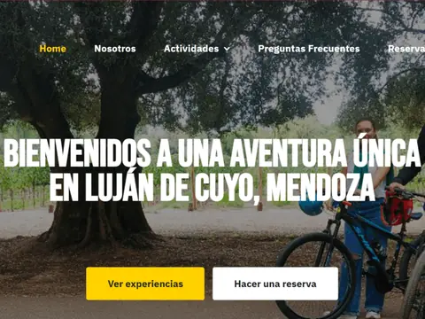 Captura del sitio Ride your trip
